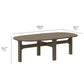 Saratoga 4-Piece Outdoor Patio Teak Wood Furniture Set by Modway EEI-7266 FredCo