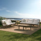 Saratoga 4-Piece Outdoor Patio Teak Wood Furniture Set by Modway EEI-7270 FredCo
