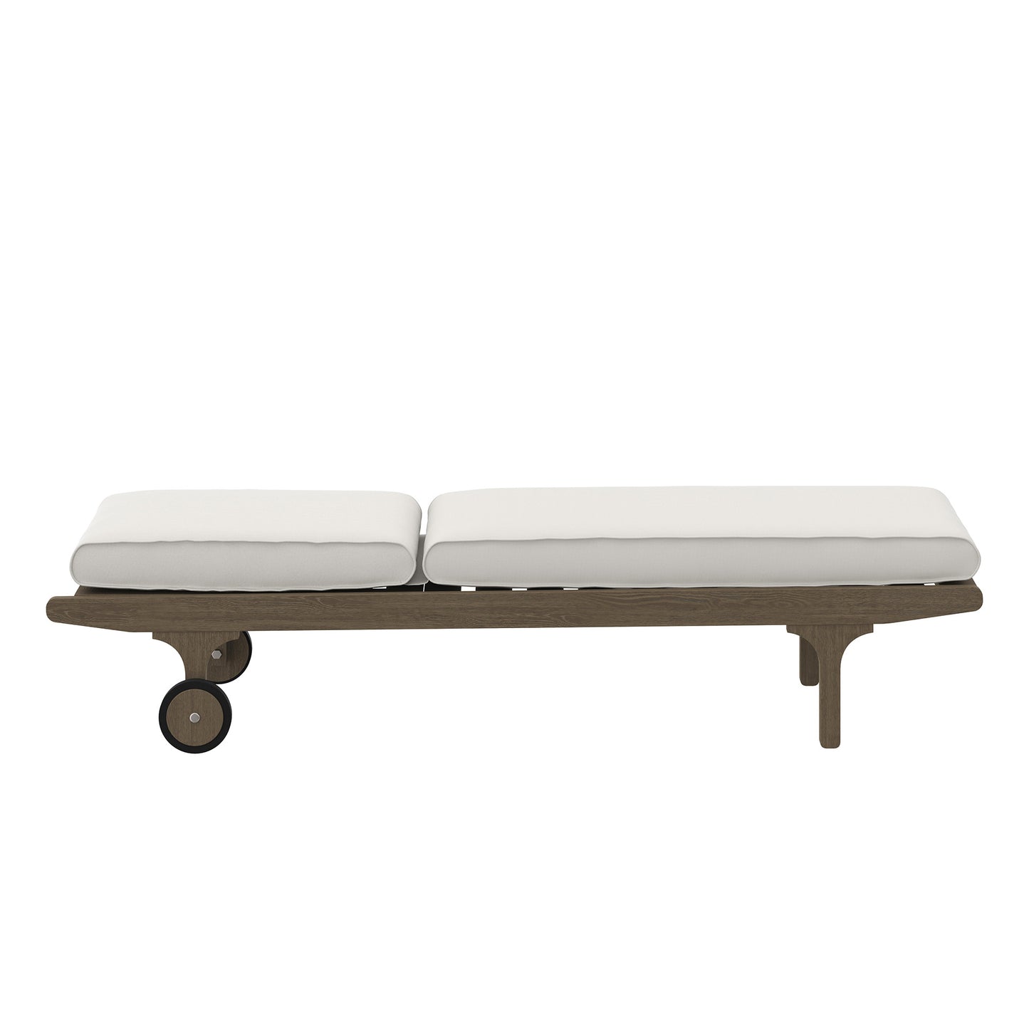Saratoga Outdoor Patio Teak Chaise Lounge Chair by Modway EEI-7251 FredCo
