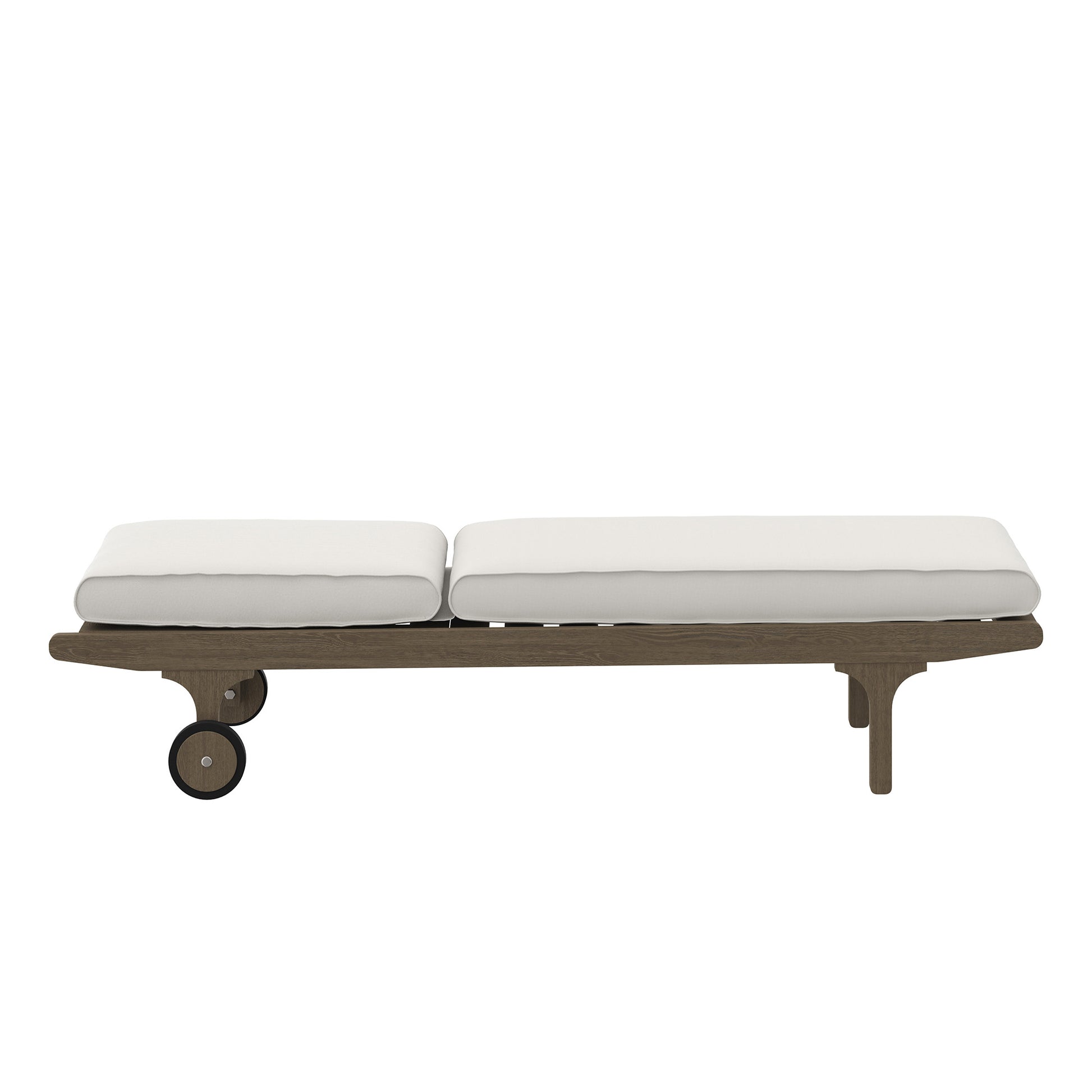 Saratoga Outdoor Patio Teak Chaise Lounge Chair by Modway EEI-7251 FredCo