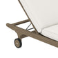 Saratoga Outdoor Patio Teak Chaise Lounge Chair by Modway EEI-7251 FredCo