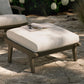 Saratoga Outdoor Patio Teak Ottoman by Modway EEI-7250 FredCo