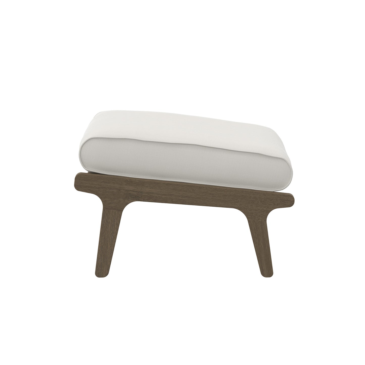 Saratoga Outdoor Patio Teak Ottoman by Modway EEI-7250 FredCo