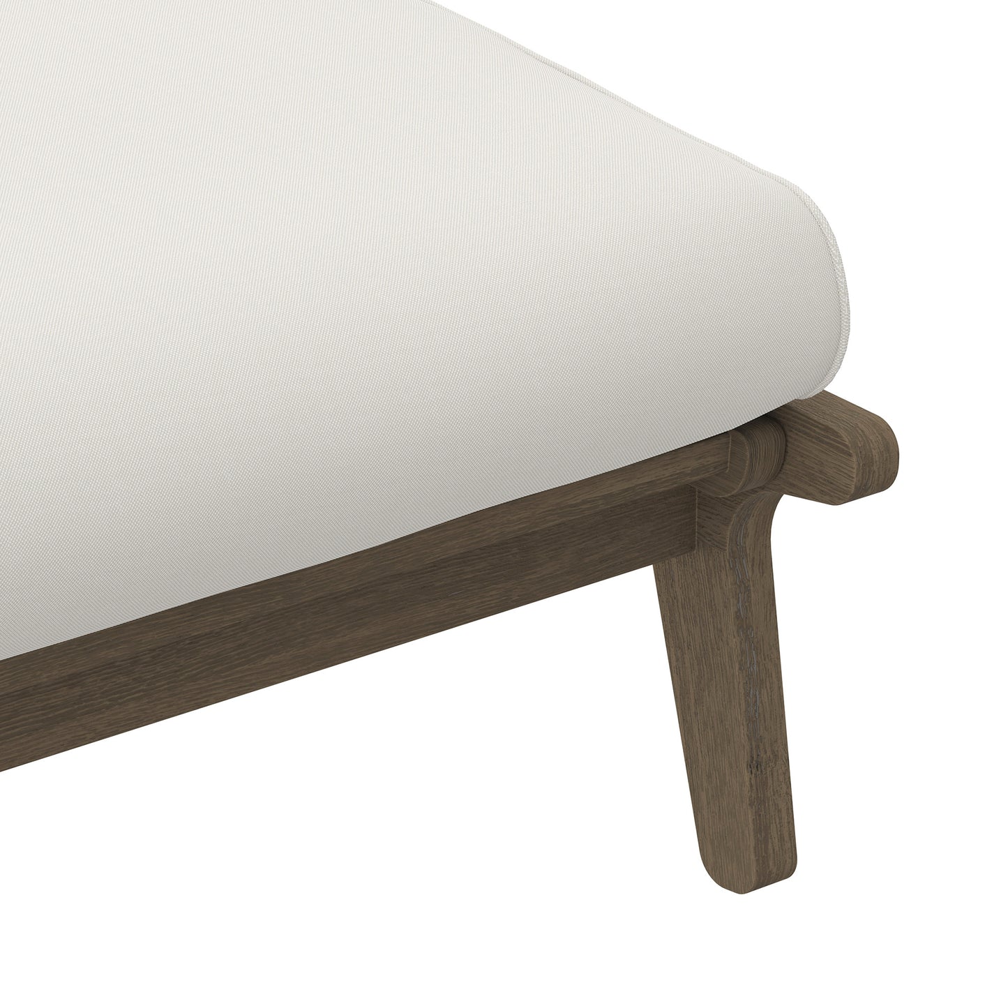 Saratoga Outdoor Patio Teak Ottoman by Modway EEI-7250 FredCo