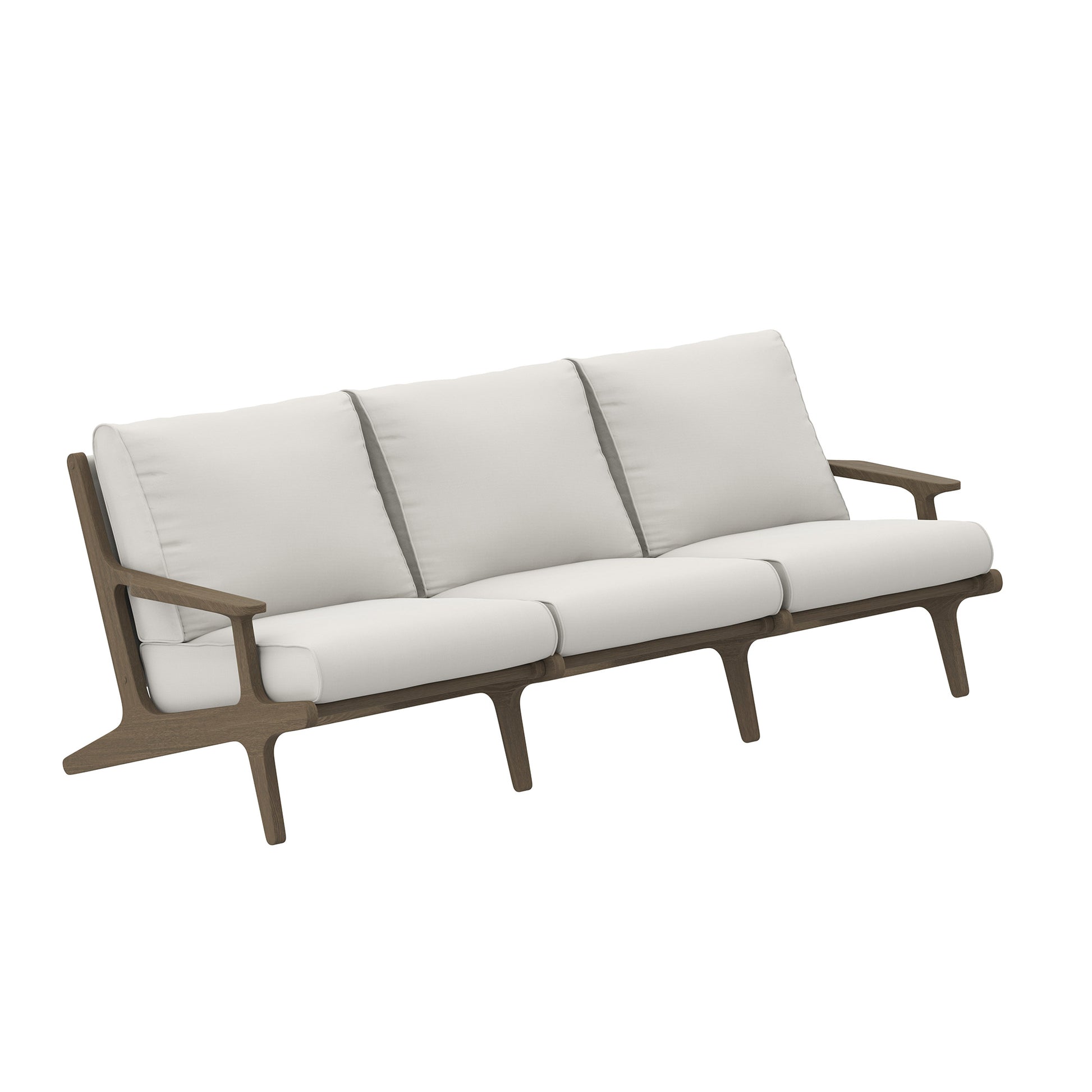 Saratoga Outdoor Patio Teak Sofa by Modway EEI-7249 FredCo