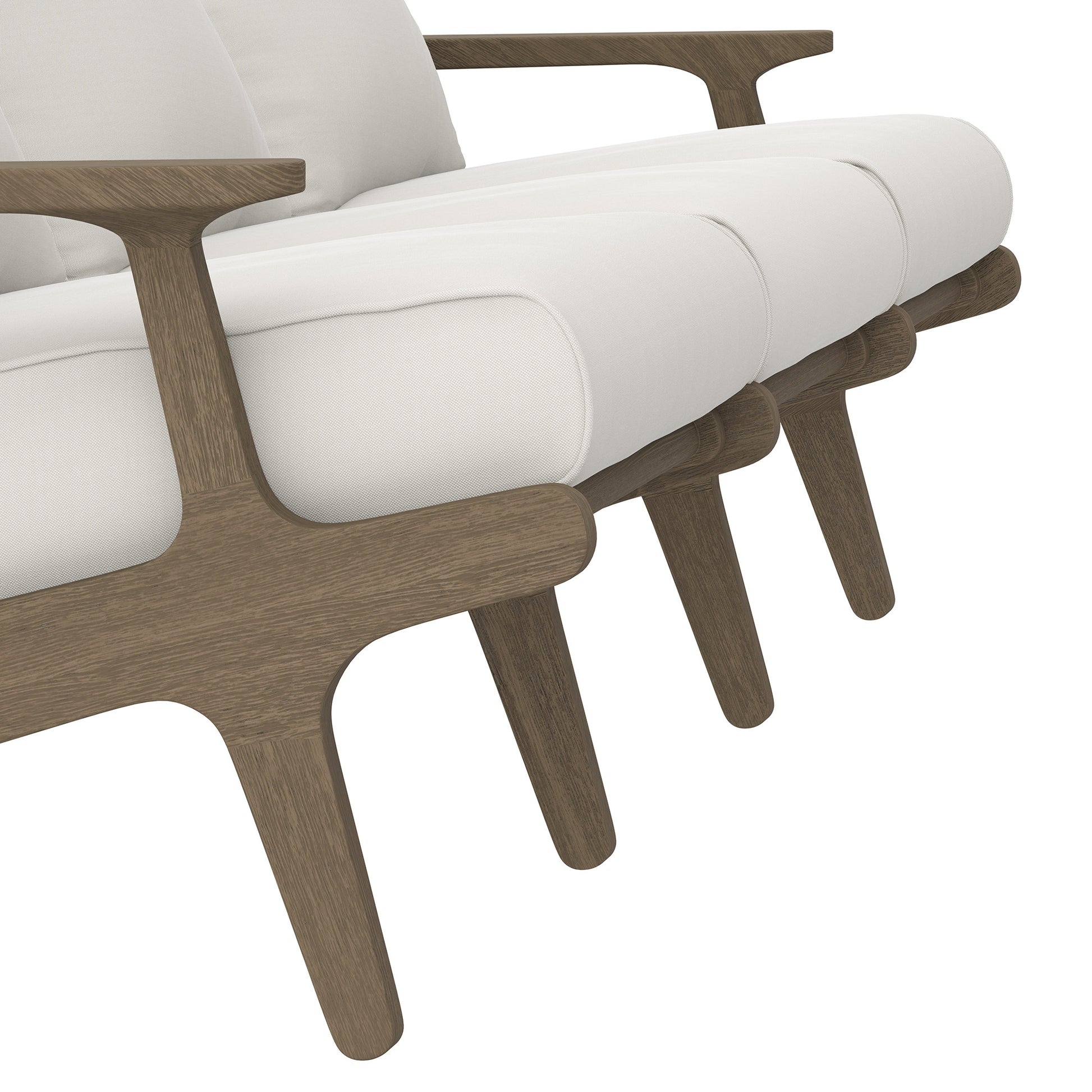 Saratoga Outdoor Patio Teak Sofa by Modway EEI-7249 FredCo