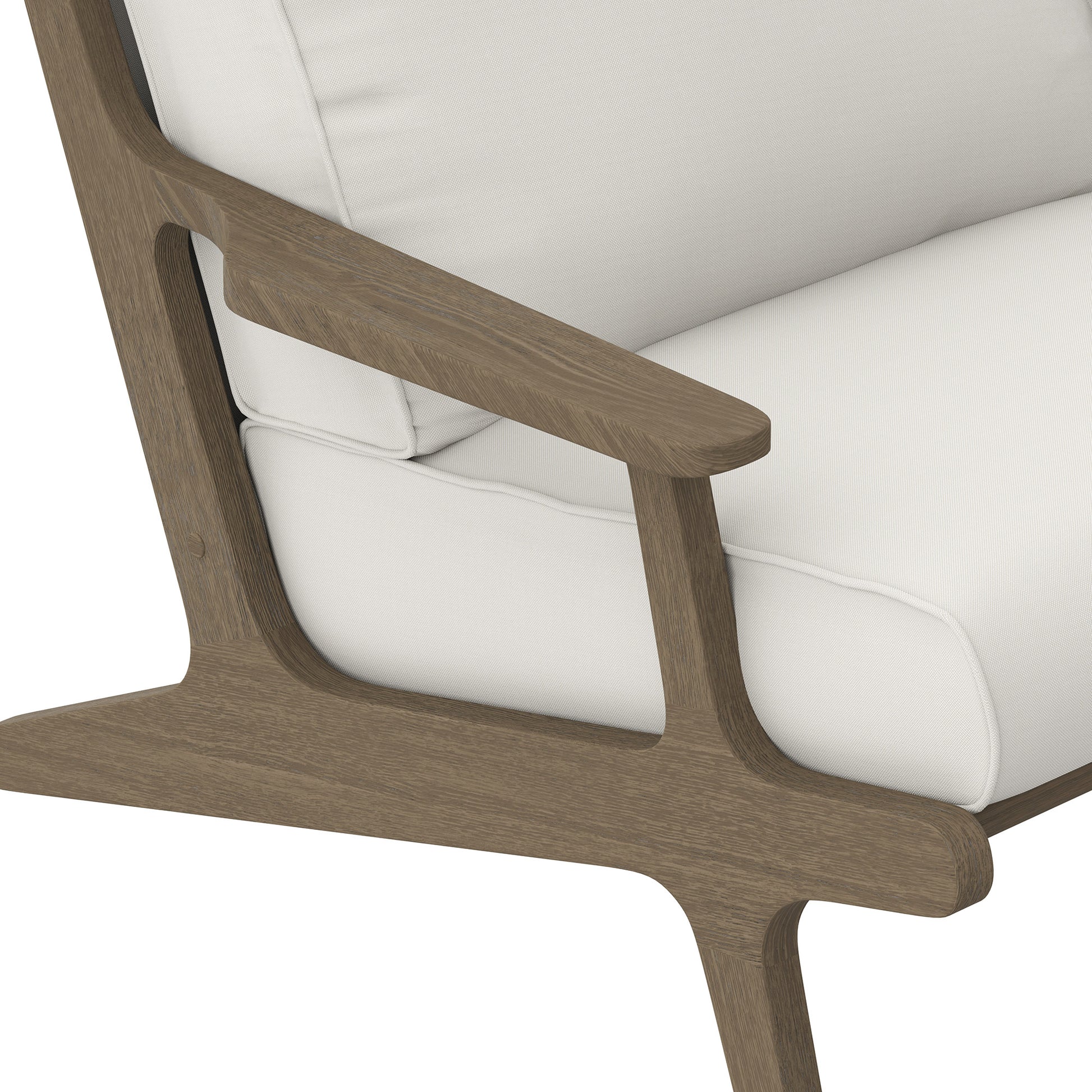 Saratoga Outdoor Patio Teak Wood Armchair by Modway EEI-7248 FredCo