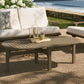 Saratoga Oval Outdoor Patio Teak Wood Coffee Table by Modway EEI-7246 FredCo