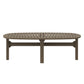 Saratoga Oval Outdoor Patio Teak Wood Coffee Table by Modway EEI-7246 FredCo