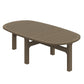 Saratoga Oval Outdoor Patio Teak Wood Coffee Table by Modway EEI-7246 FredCo