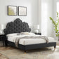 Sasha Button-Tufted Performance Velvet Twin Bed, MOD-6792 FredCo