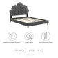 Sasha Button-Tufted Performance Velvet Twin Bed, MOD-6792 FredCo