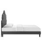 Sasha Button-Tufted Performance Velvet Twin Bed, MOD-6797 FredCo