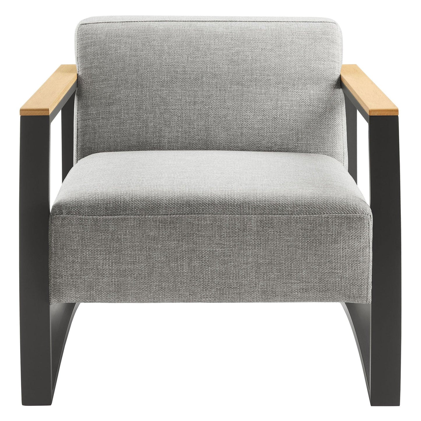 Sauve Outdoor Patio Aluminum and Fabric Armchair by Modway FredCo
