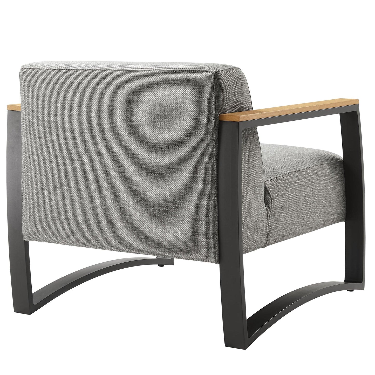 Sauve Outdoor Patio Aluminum and Fabric Armchair by Modway FredCo