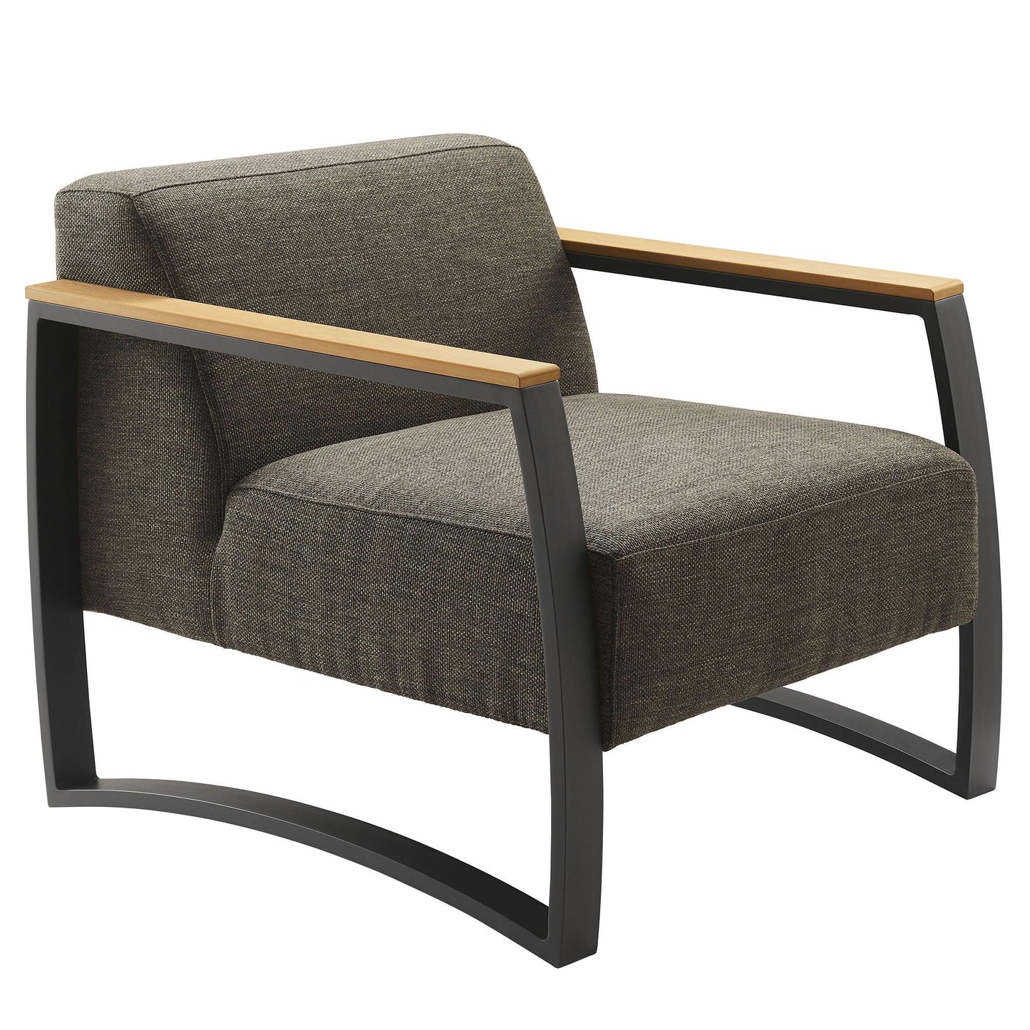 Sauve Outdoor Patio Aluminum and Fabric Armchair by Modway FredCo