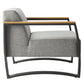 Sauve Outdoor Patio Aluminum and Fabric Armchair by Modway FredCo