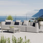 Saybrook Outdoor Patio Upholstered 4-Piece Sectional Sofa, EEI-4381 FredCo