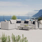 Saybrook Outdoor Patio Upholstered 5-Piece Sectional Sofa, EEI-4384 FredCo
