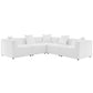 Saybrook Outdoor Patio Upholstered 5-Piece Sectional Sofa, EEI-4384 FredCo