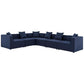 Saybrook Outdoor Patio Upholstered 6-Piece Sectional Sofa, EEI-4385 FredCo