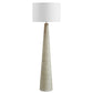 Saylor Carved Ribbed Wood Floor Lamp With Drum Shade by Modway EEI-7190 FredCo