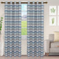 Scalene Opaque Light Filtering Shimmer Sand Dune Jacquard Curtain Set FredCo