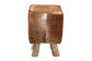Scotlyn Genuine Goat Leather Footstool FredCo