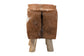 Scotlyn Genuine Goat Leather Footstool FredCo