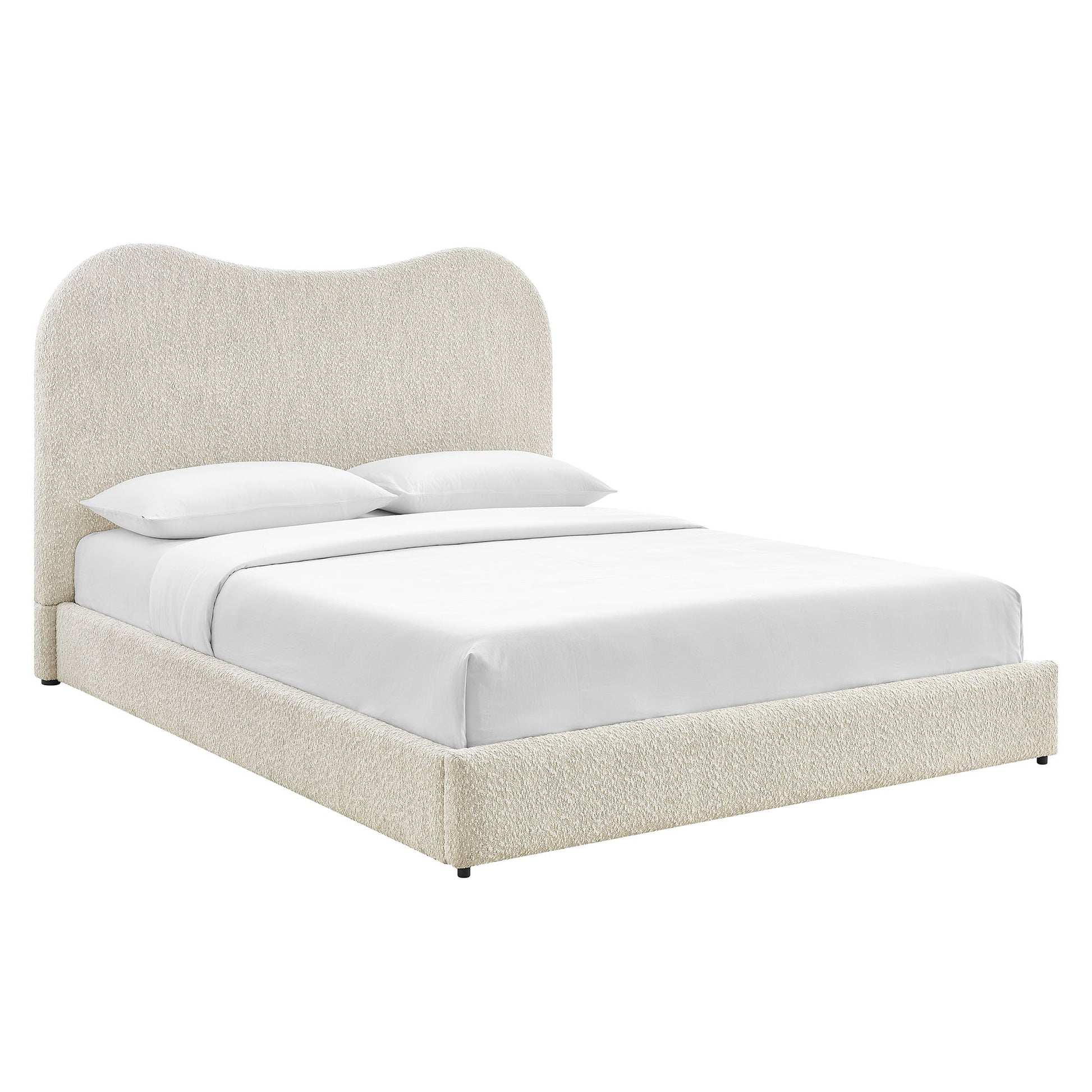 Seluna Boucle Platform Bed by Modway MOD-7233 FredCo