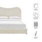 Seluna Boucle Platform Bed by Modway MOD-7233 FredCo