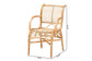 Seminyak Modern Bohemian Natural Rattan Lounge Chair FredCo