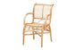Seminyak Modern Bohemian Natural Rattan Lounge Chair FredCo