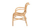 Seminyak Modern Bohemian Natural Rattan Lounge Chair FredCo