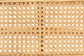 Septa Modern Bohemian Natural Brown Rattan Accent Bench FredCo
