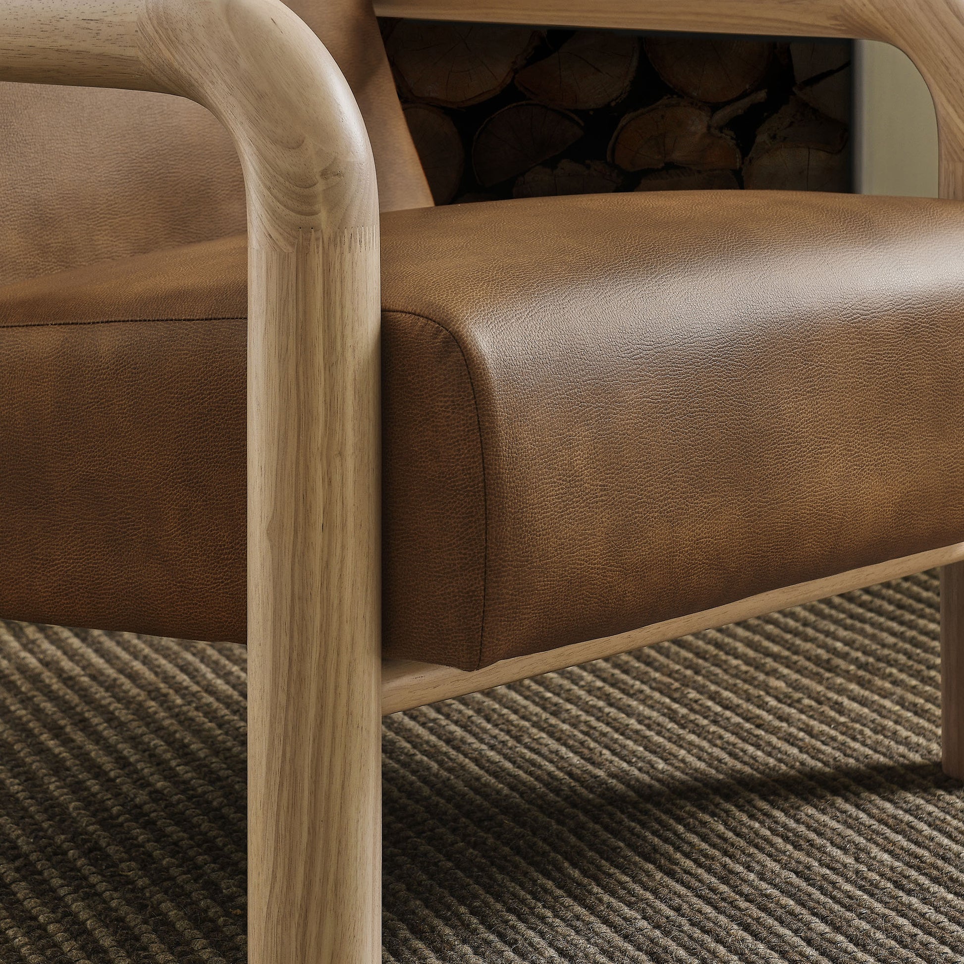 Sereno Vegan Leather Accent Chair by Modway EEI-7392 FredCo