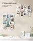 Set of 12 Collage Picture Frames White FredCo