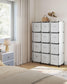 Set of 12-Cube Organizer Cloud White FredCo