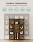 Set of 12-Cube Organizer Rustic Brown FredCo
