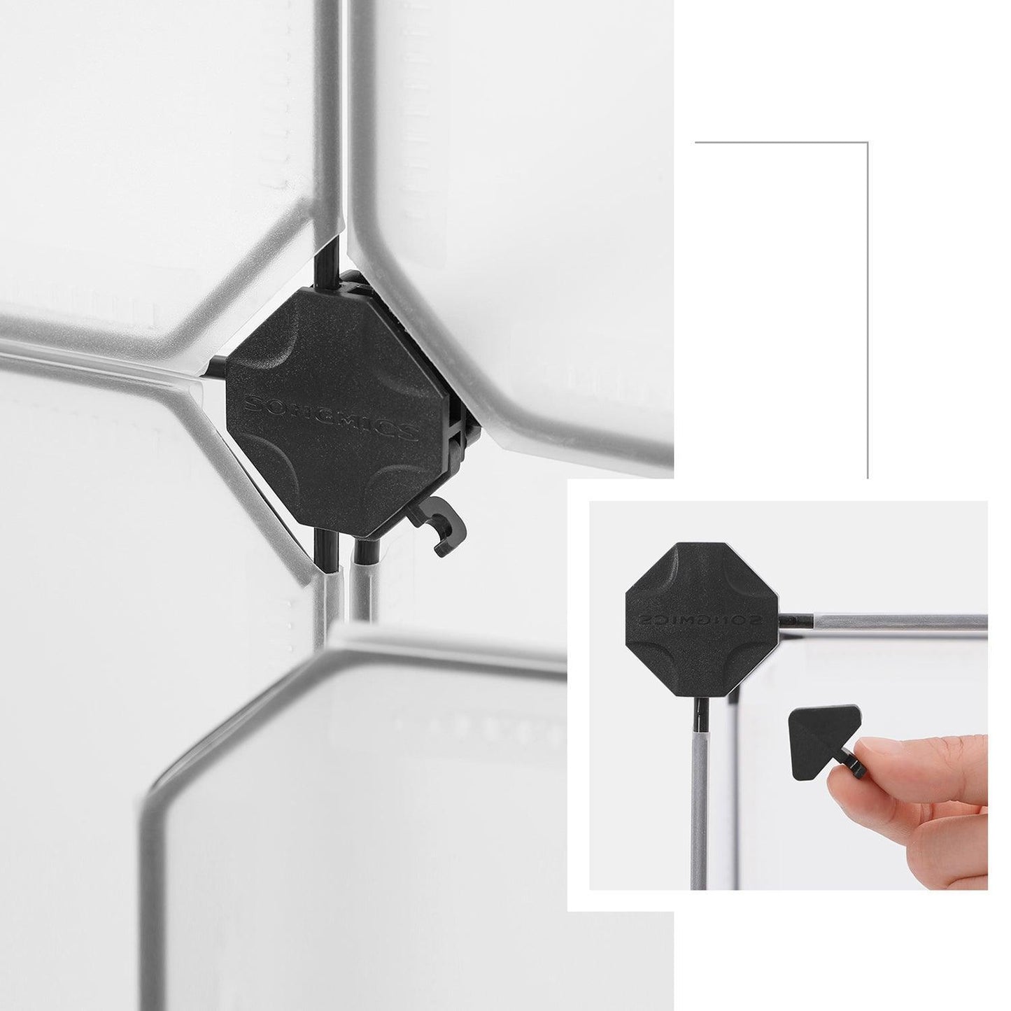 Set of 12 Cube Storage with door FredCo