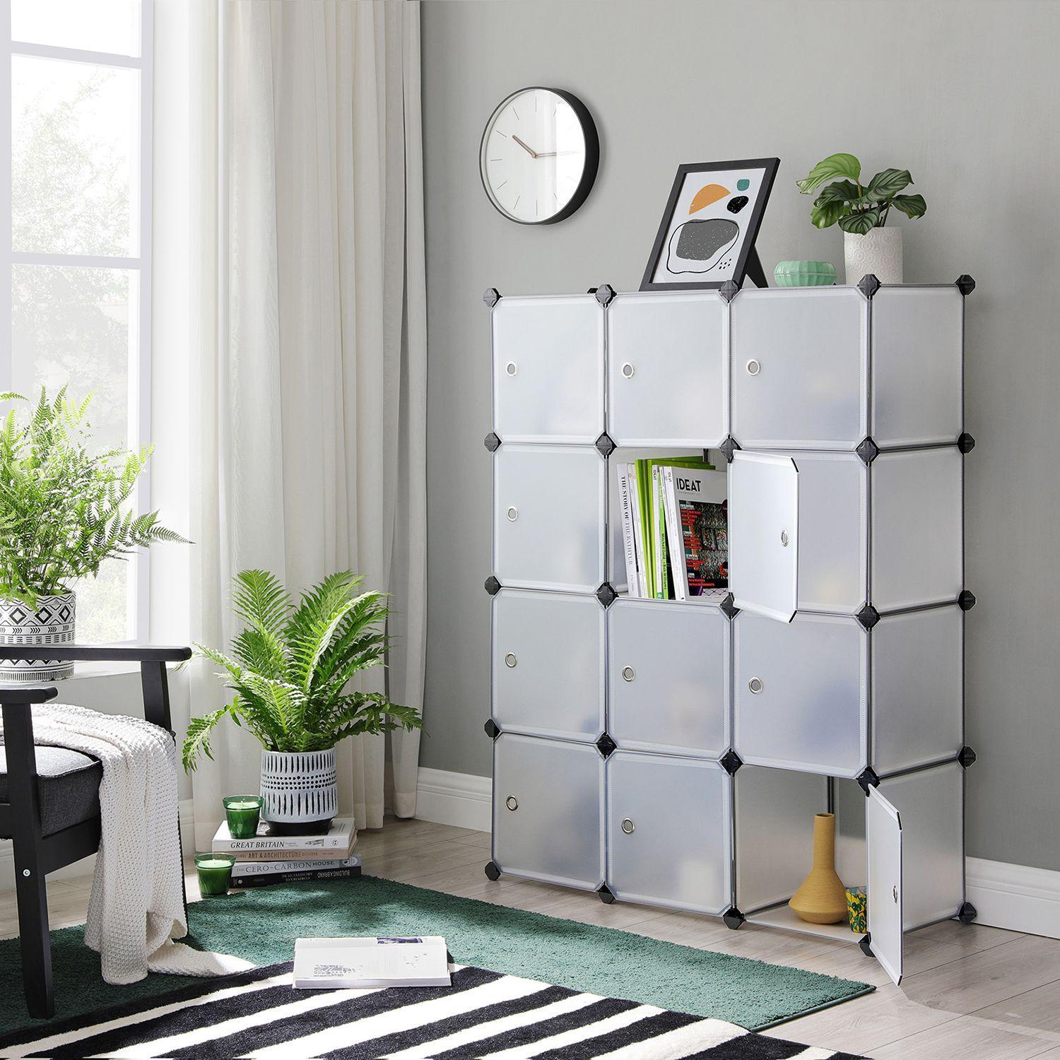 Set of 12 Cube Storage with door FredCo