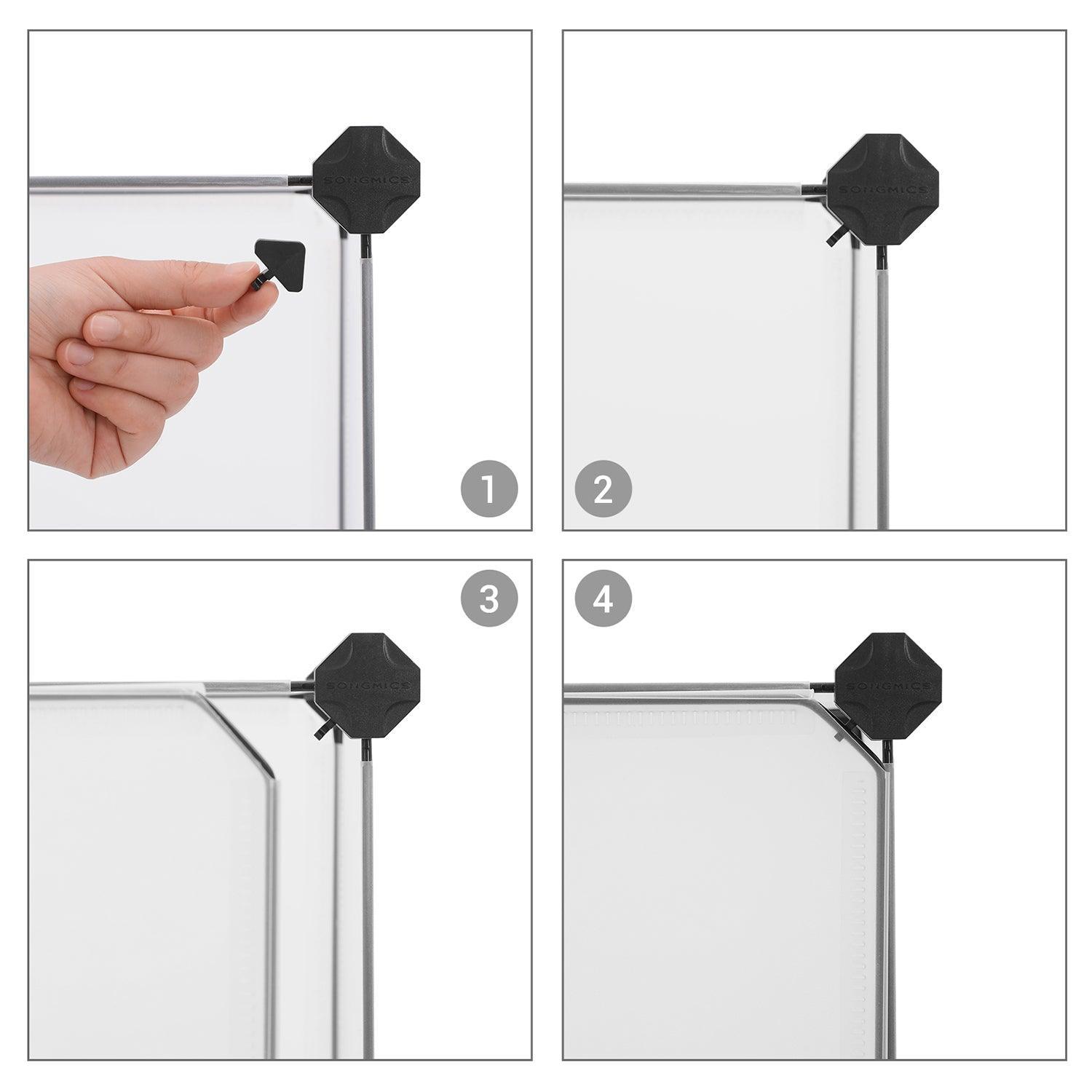 Set of 12 Cube Storage with door FredCo