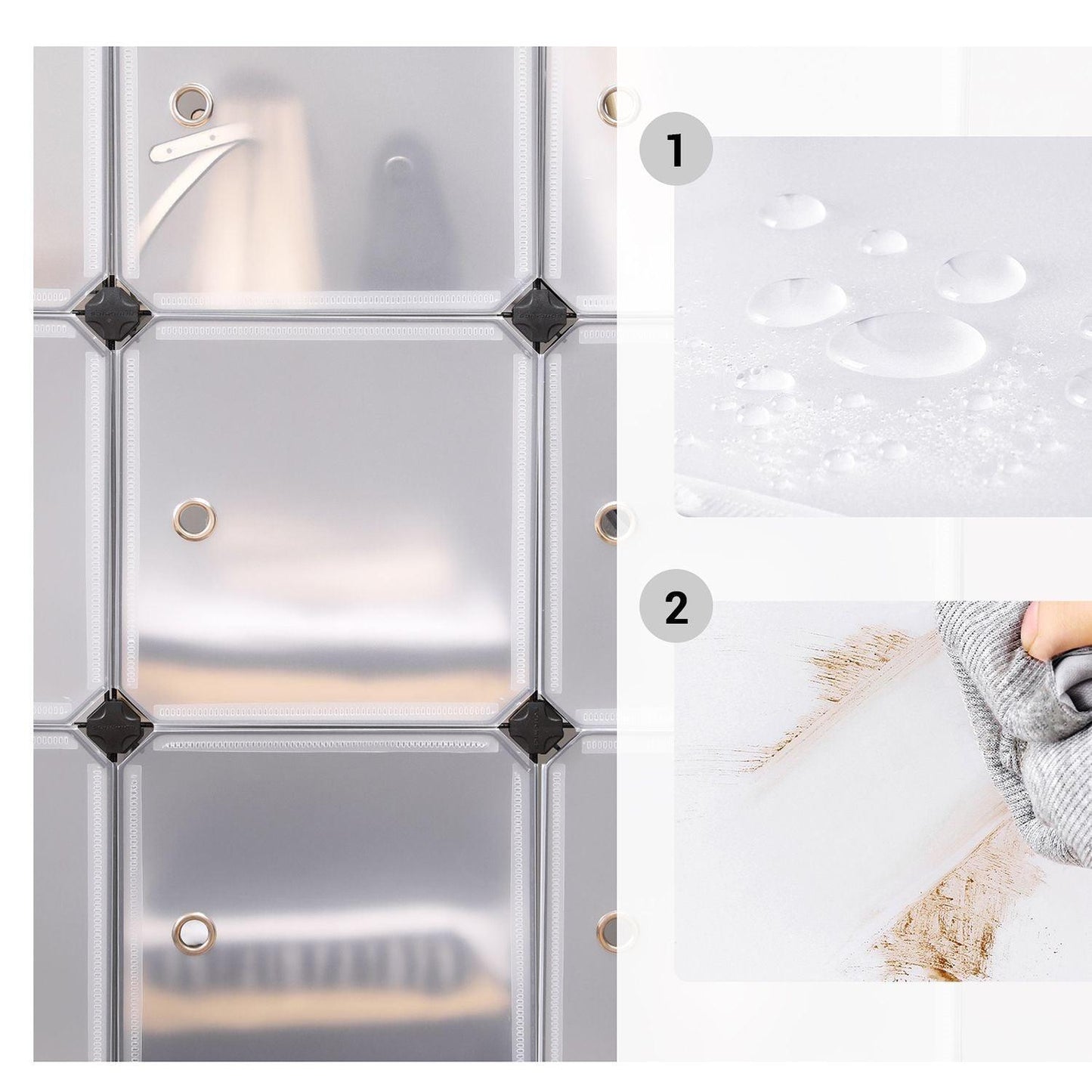 Set of 12 Cube Storage with door FredCo