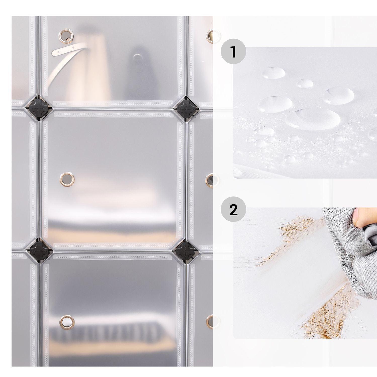 Set of 12 Cube Storage with door FredCo