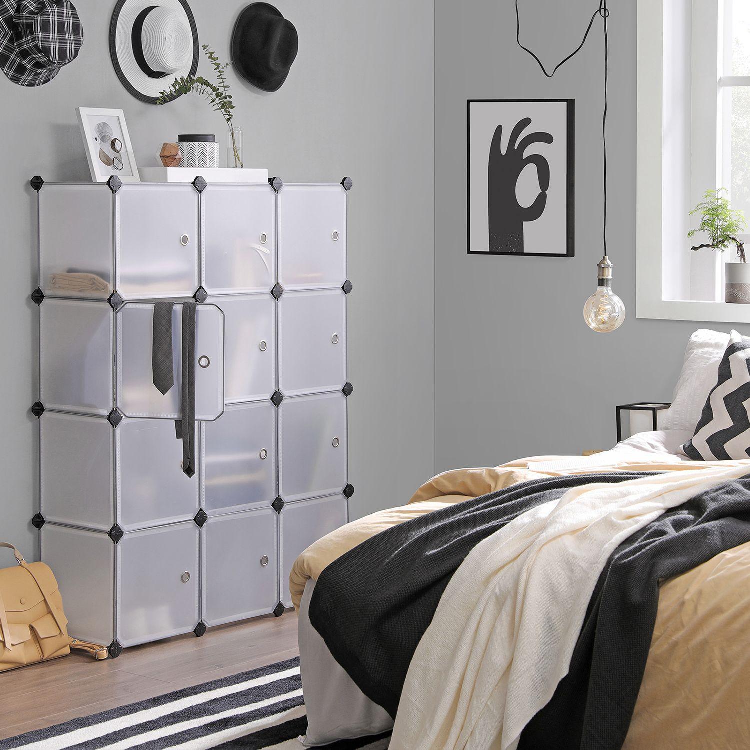 Set of 12 Cube Storage with door FredCo