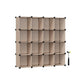 Set of 16 Cube Storage Organizer Camel Brown FredCo