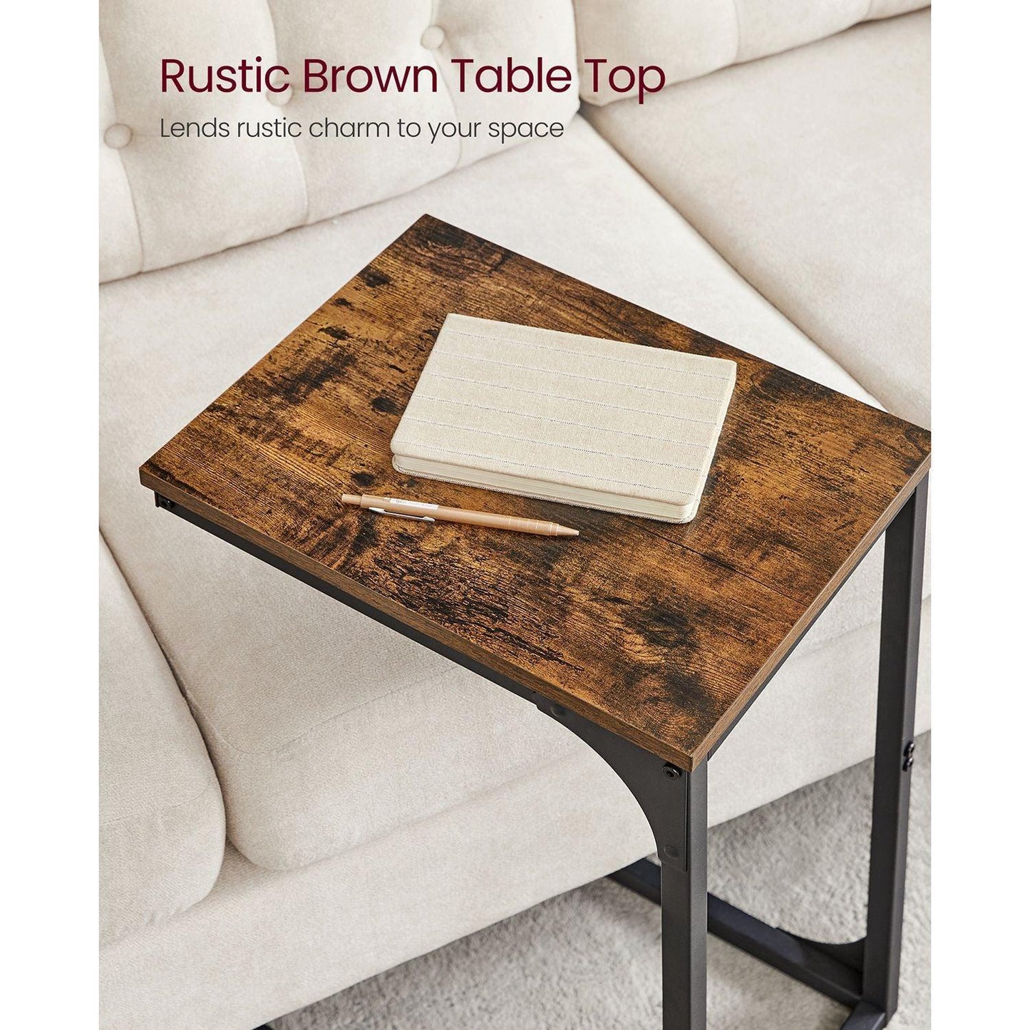 Set of 2 C-Shaped End Table FredCo