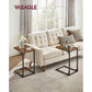 Set of 2 C-Shaped End Table FredCo