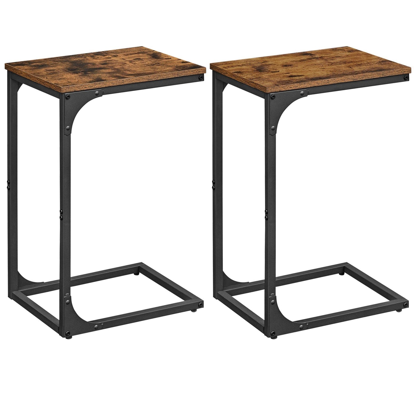 Set of 2 C-Shaped End Table FredCo