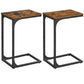 Set of 2 C-Shaped End Table FredCo